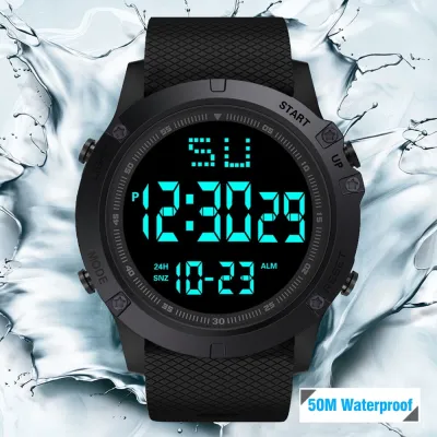 Waterproof Digital Sports Watch Military Tactical LED Backlight
