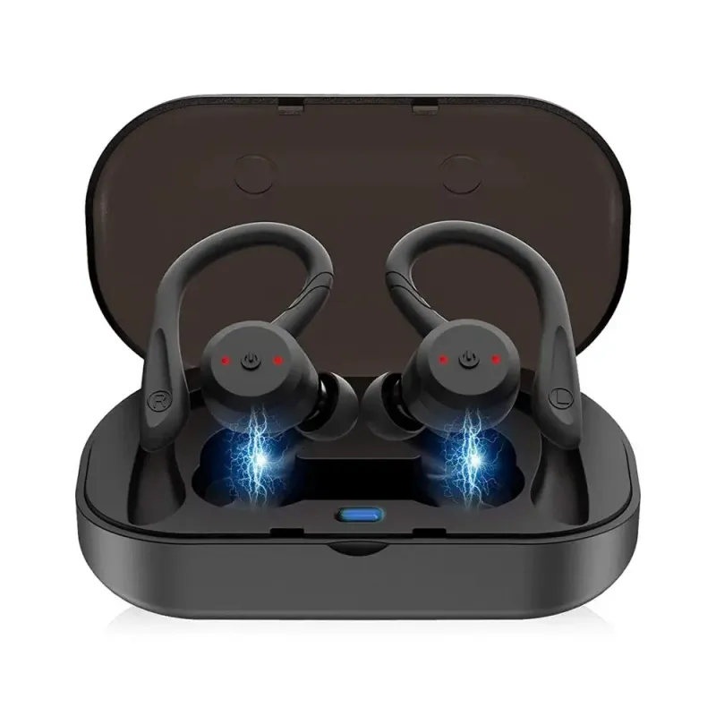 TWS True Wireless Earbuds V5.0 Bluetooth Headphones IPX7 Waterproof 3D