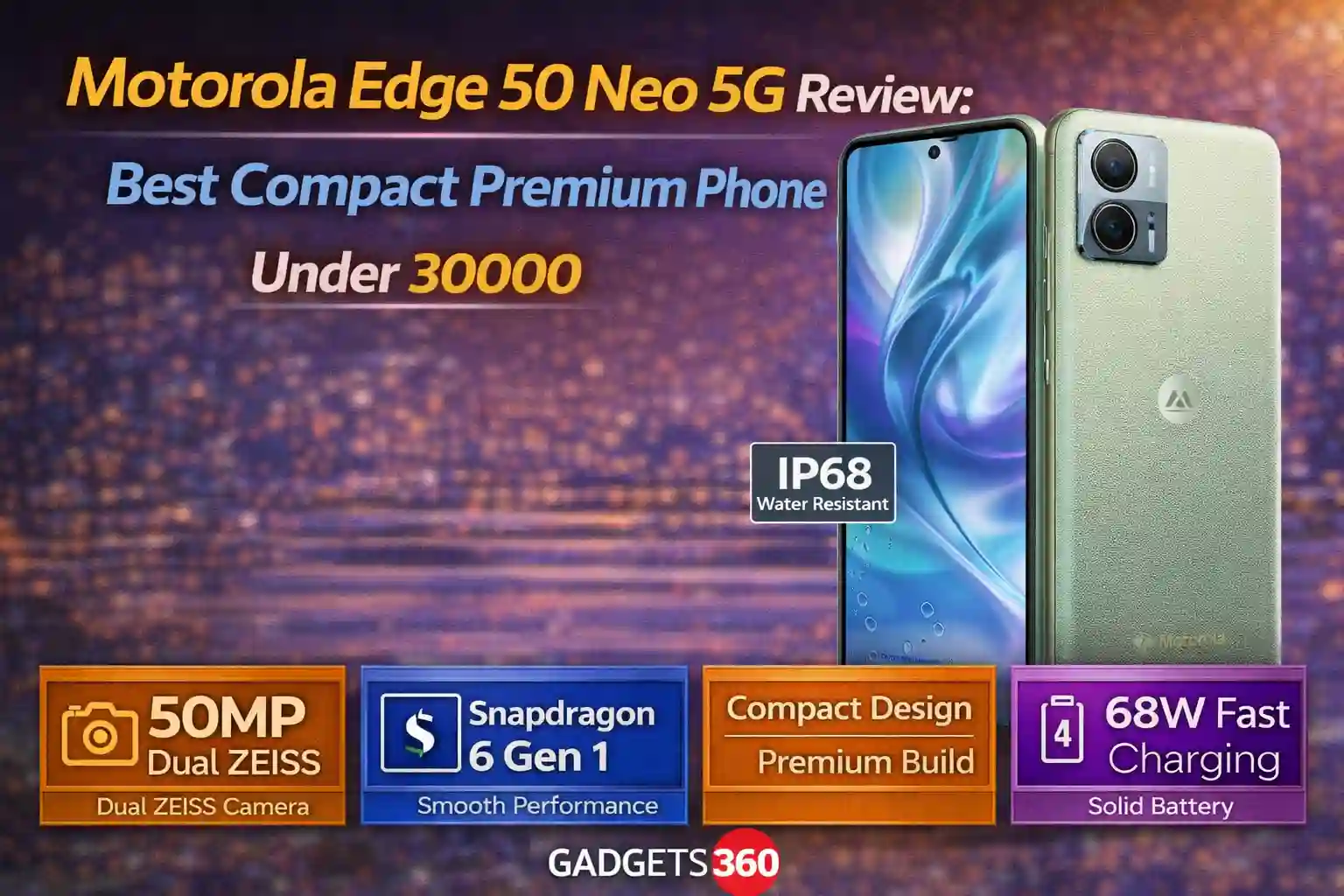 Motorola Edge 50 Neo 5G Review: Slimmest Premium Phone Under 30000